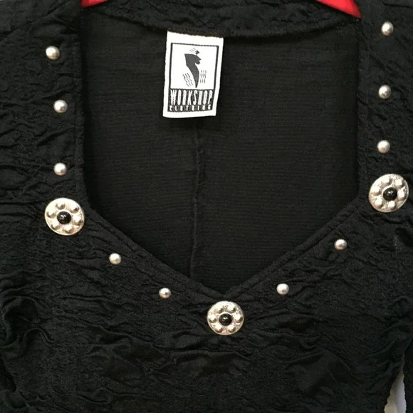 Workshop Clothing Goth Style Embellished Dress - Picture 5 of 15